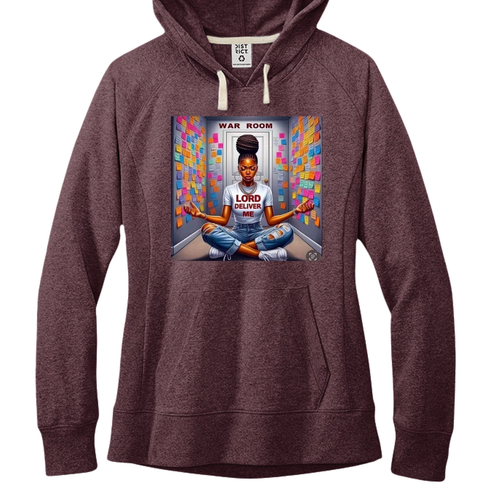Maroon Heather - FRONT