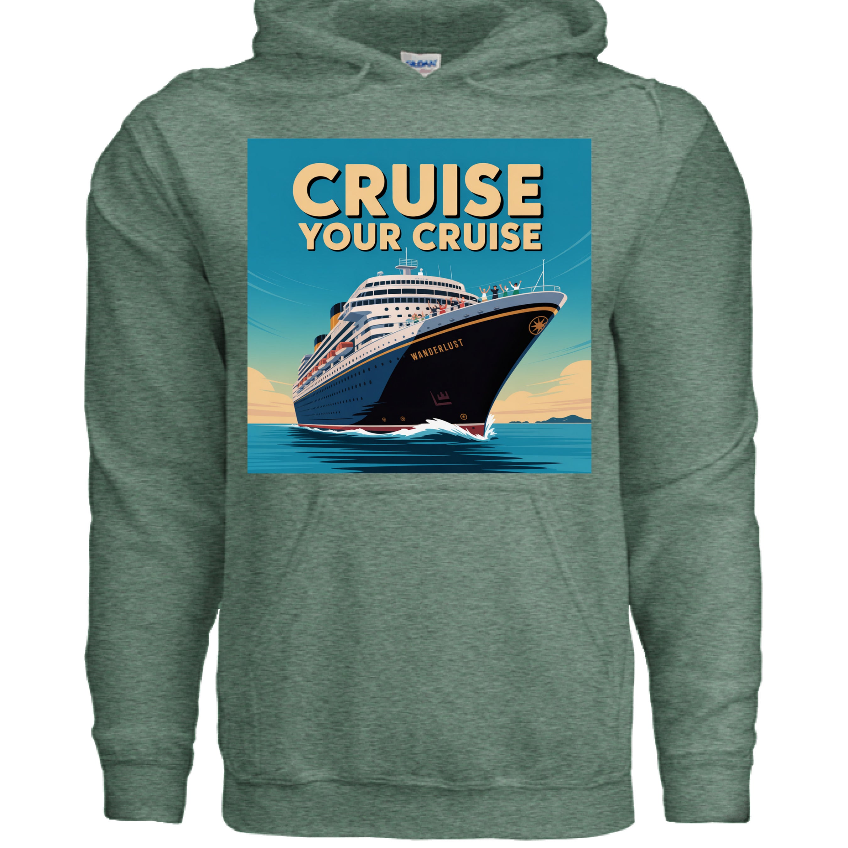 Heather Sport Dark Green - FRONT