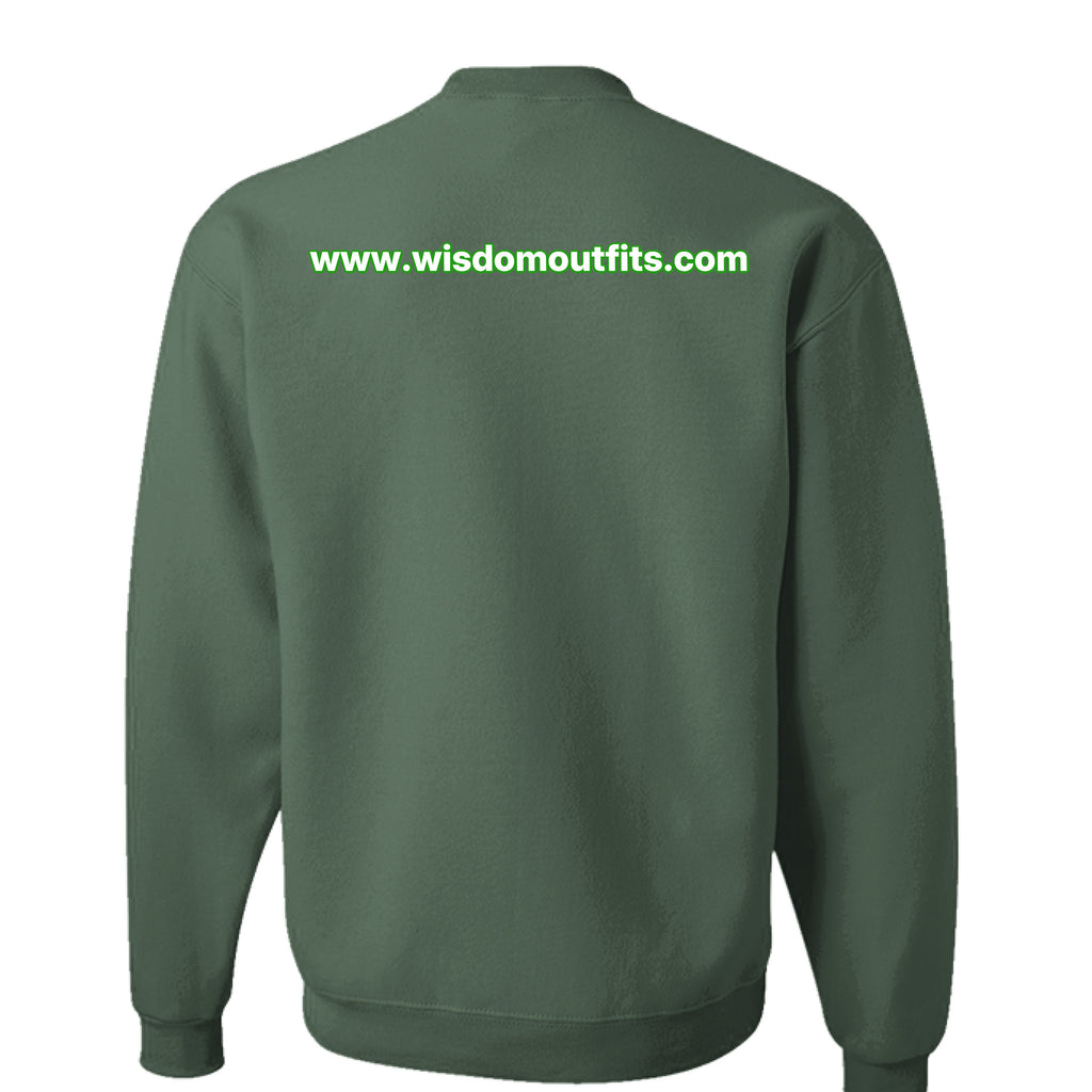 Military Green Heather - BACK